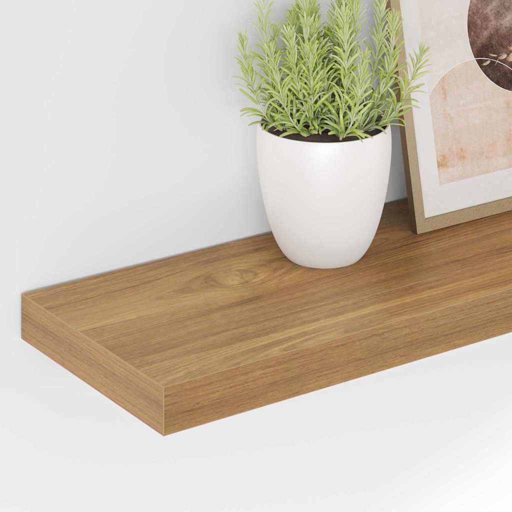 Polica na zidu Zidne Smeđa 60 x 23 x 4 cm Konstruirano drvo