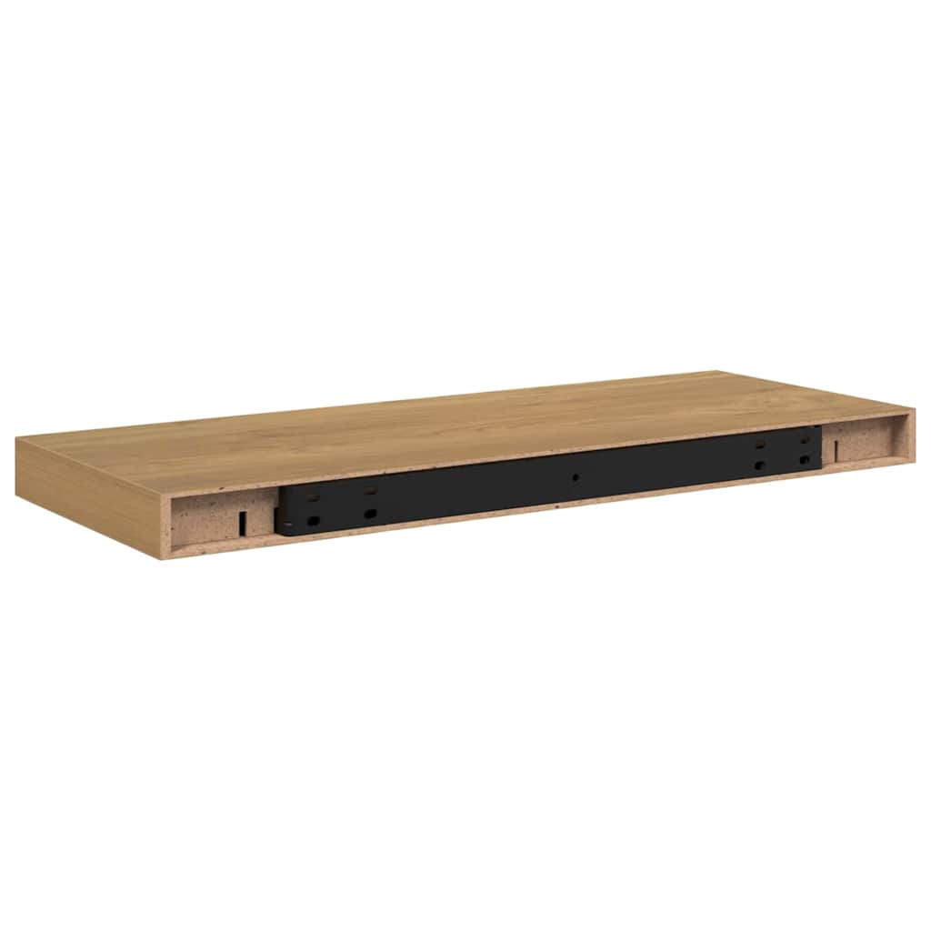 Polica na zidu Zidne Smeđa 60 x 23 x 4 cm Konstruirano drvo