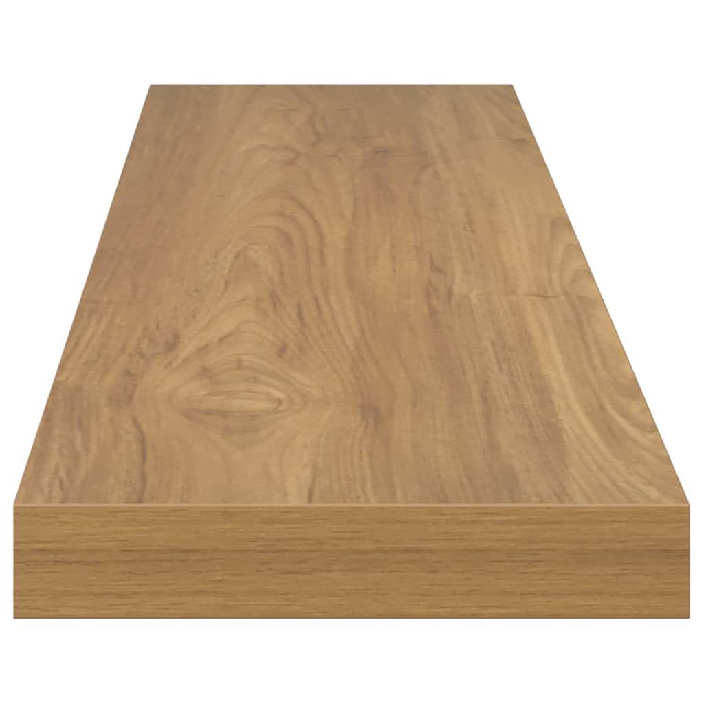Polica na zidu 4 pcs Smeđa 120 x 23,5 x 4 cm Konstruirano drvo
