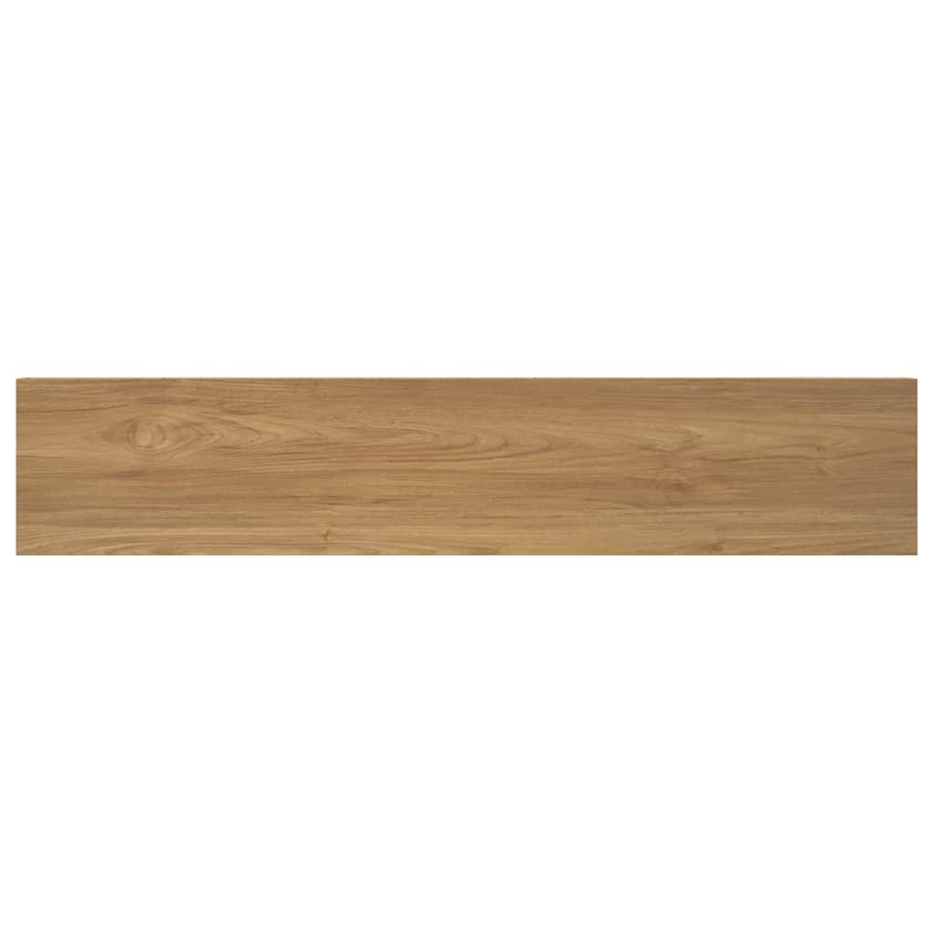 Polica na zidu 4 pcs Smeđa 120 x 23,5 x 4 cm Konstruirano drvo