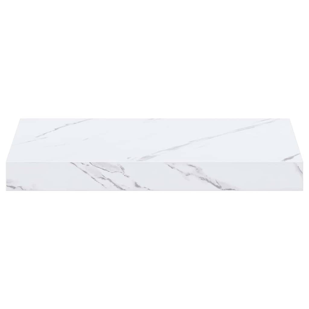 Polica na zidu Zidne 4 pcs Bijeli mramor 40 x 23,5 x 4 cm
