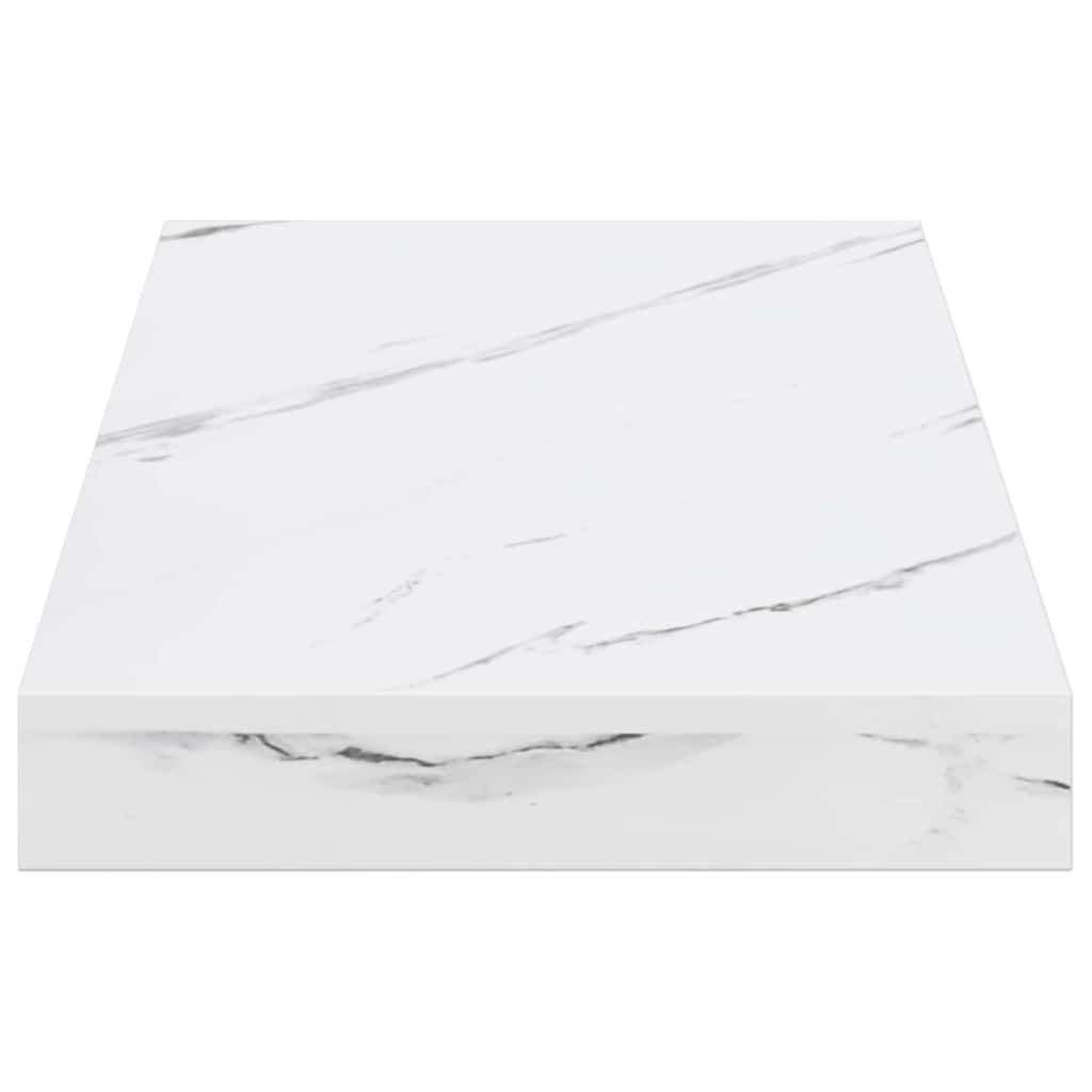 Polica na zidu Zidne 4 pcs Bijeli mramor 50 x 23,5 x 4 cm