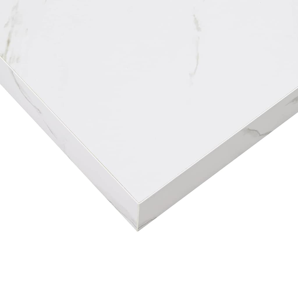 Polica na zidu Zidne 4 pcs Bijeli mramor 60 x 23 x 4 cm