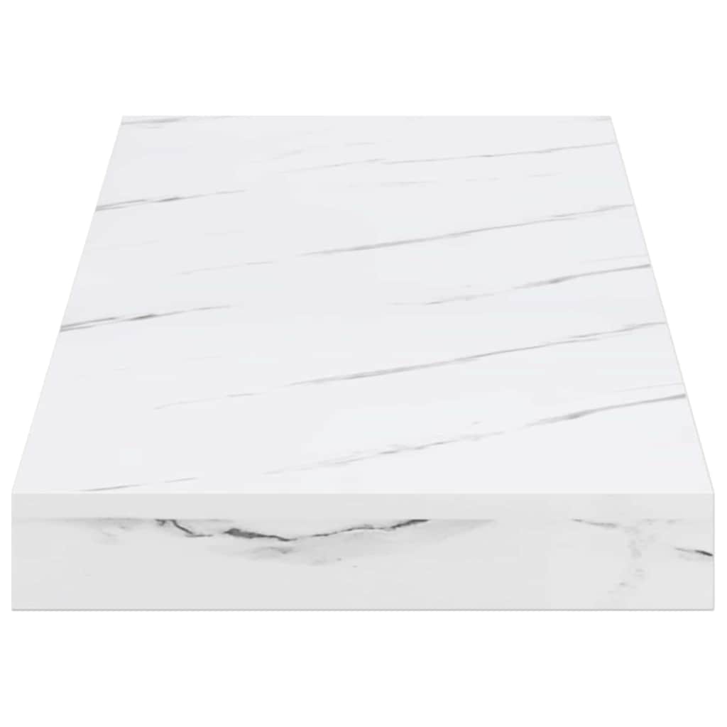 Polica na zidu Zidne 4 pcs Bijeli mramor 60 x 23 x 4 cm