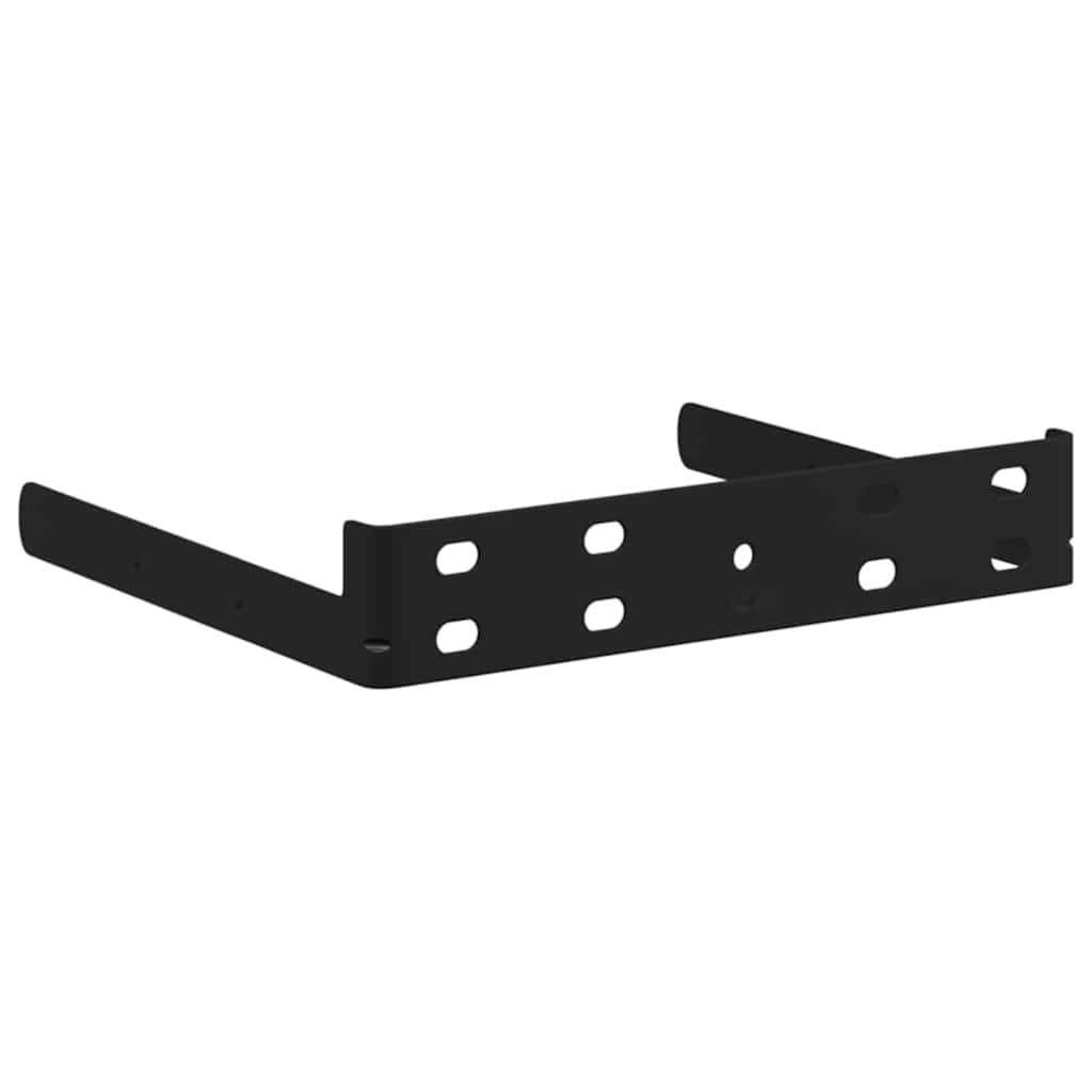 Polica na zidu 2 pcs Bež 23 x 23,5 x 4 cm Konstruirano drvo