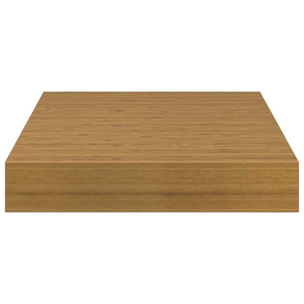 Polica na zidu 2 pcs Bež 23 x 23,5 x 4 cm Konstruirano drvo