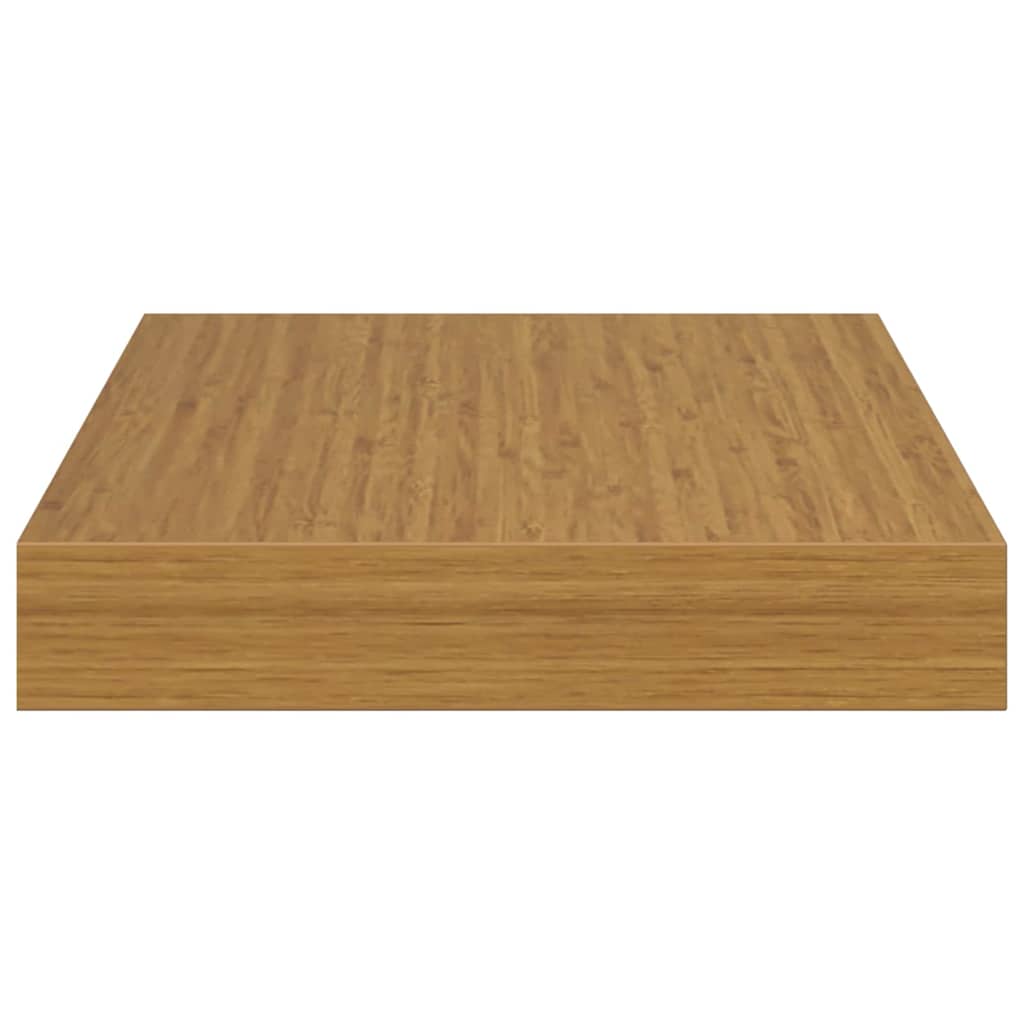 Polica na zidu 2 pcs Bež 23 x 23,5 x 4 cm Konstruirano drvo