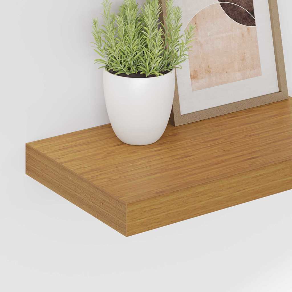 Polica na zidu 4 pcs Bež 40 x 23,5 x 4 cm Konstruirano drvo