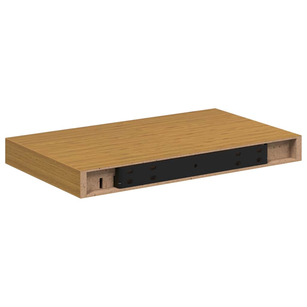Polica na zidu 4 pcs Bež 40 x 23,5 x 4 cm Konstruirano drvo