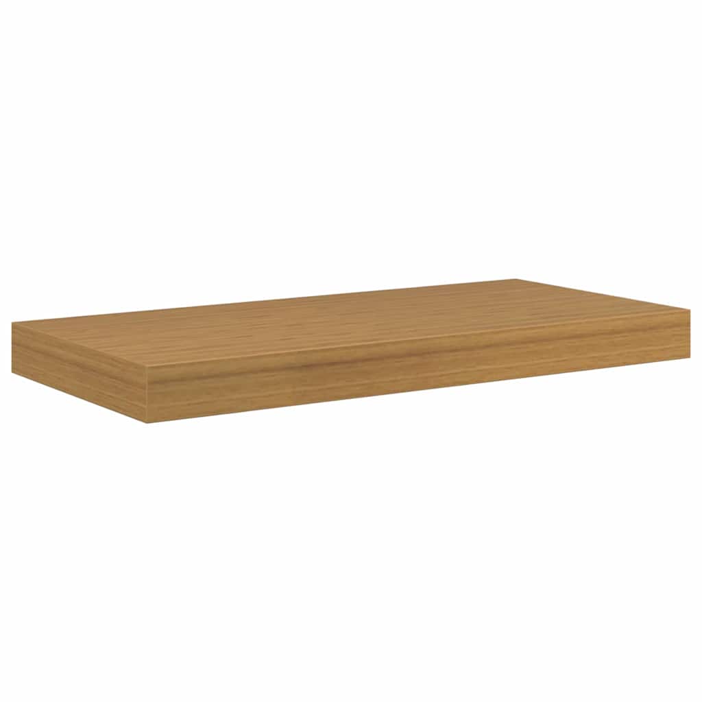 Polica na zidu Zidne 2 pcs Bež 50 x 23 x 4 cm Konstruirano drvo