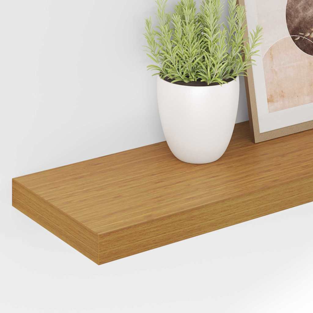 Polica na zidu 4 pcs Bež 90 x 23,5 x 4 cm Konstruirano drvo