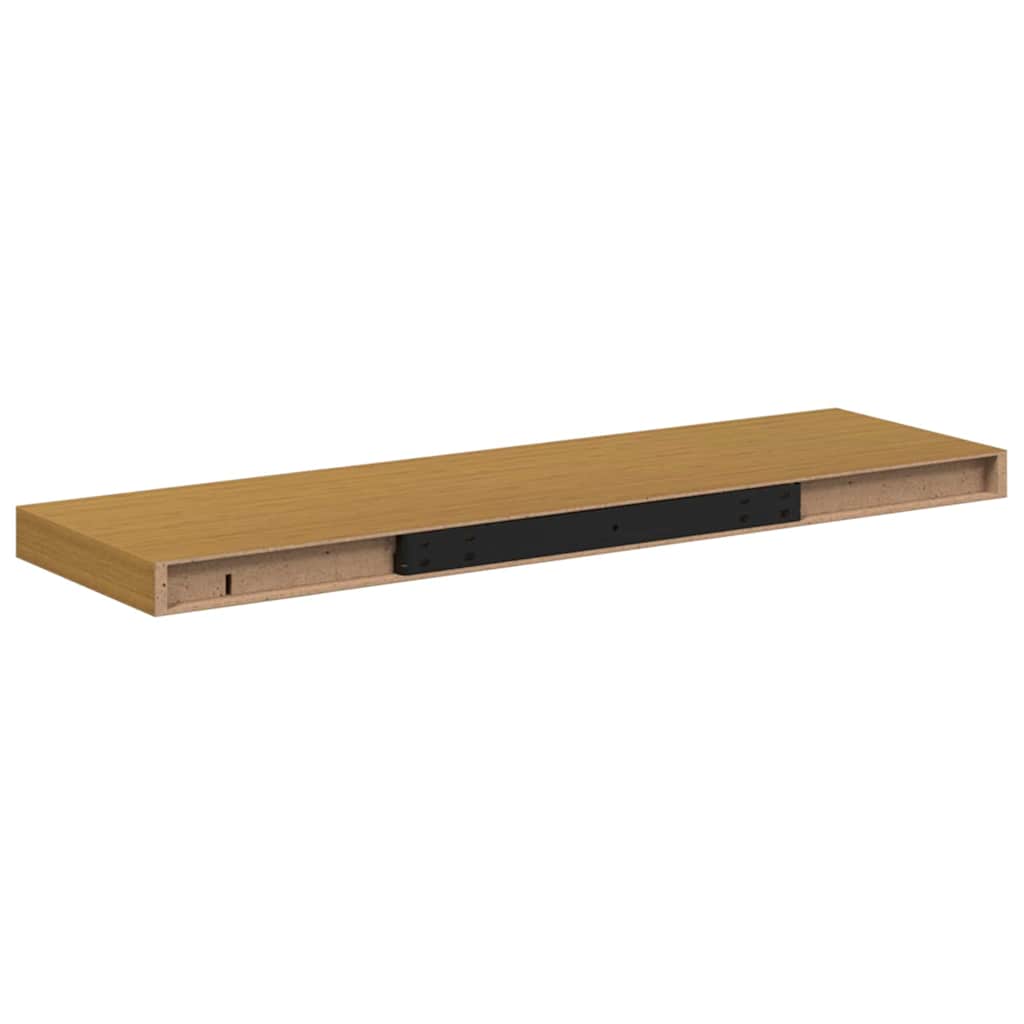 Polica na zidu 4 pcs Bež 90 x 23,5 x 4 cm Konstruirano drvo