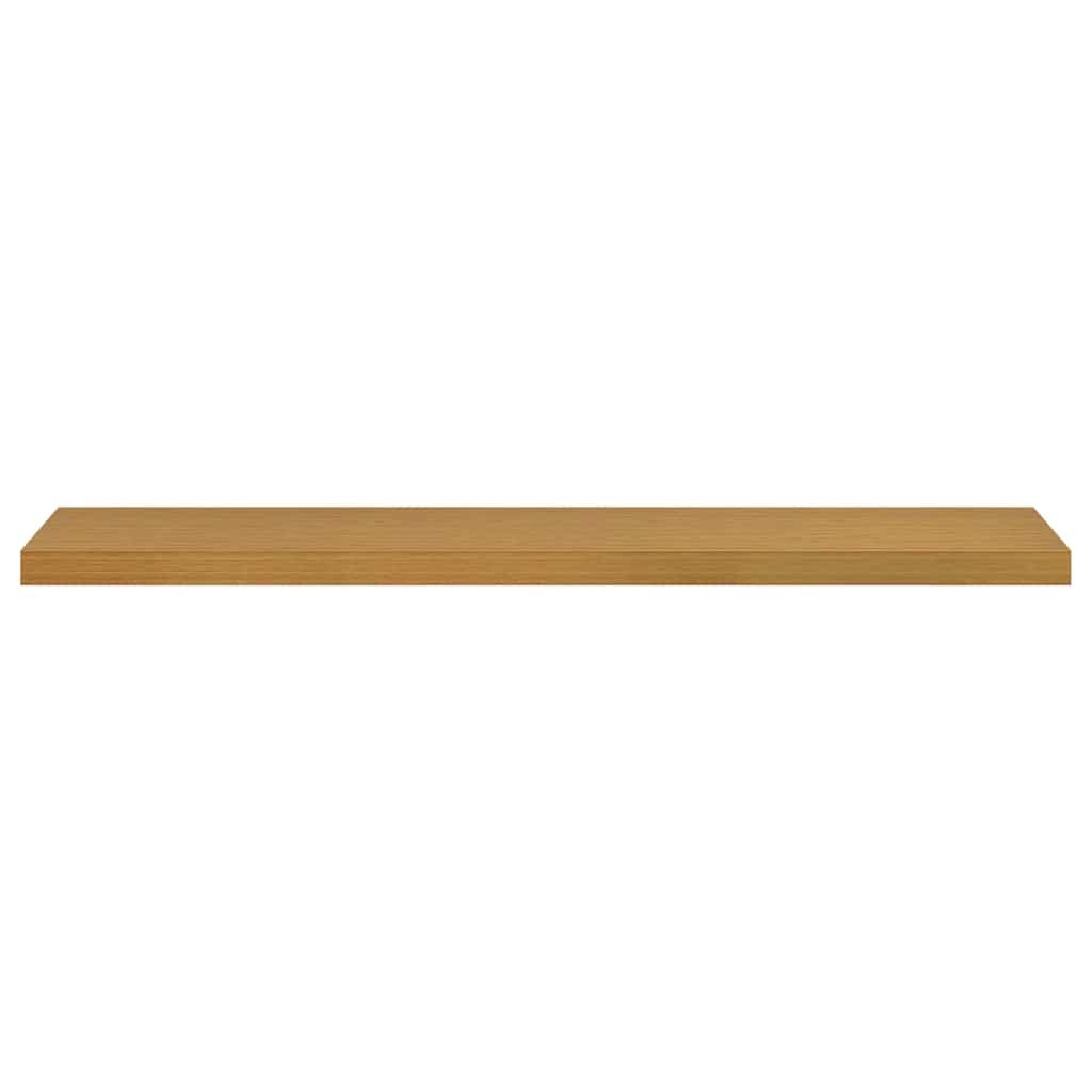 Polica na zidu 2 pcs Bež 120 x 23,5 x 4 cm Konstruirano drvo