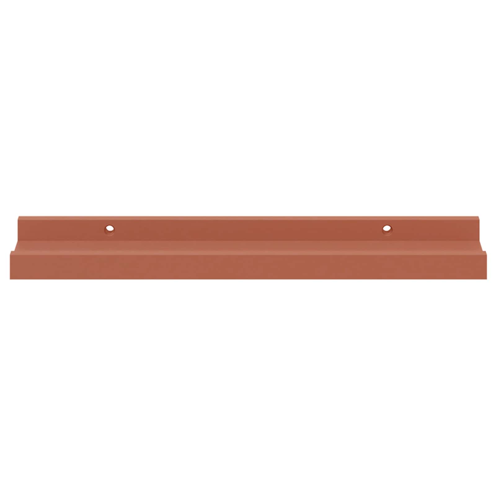 Polica na zidu 2 pcs Crvena 40 x 9 x 3 cm Konstruirano drvo