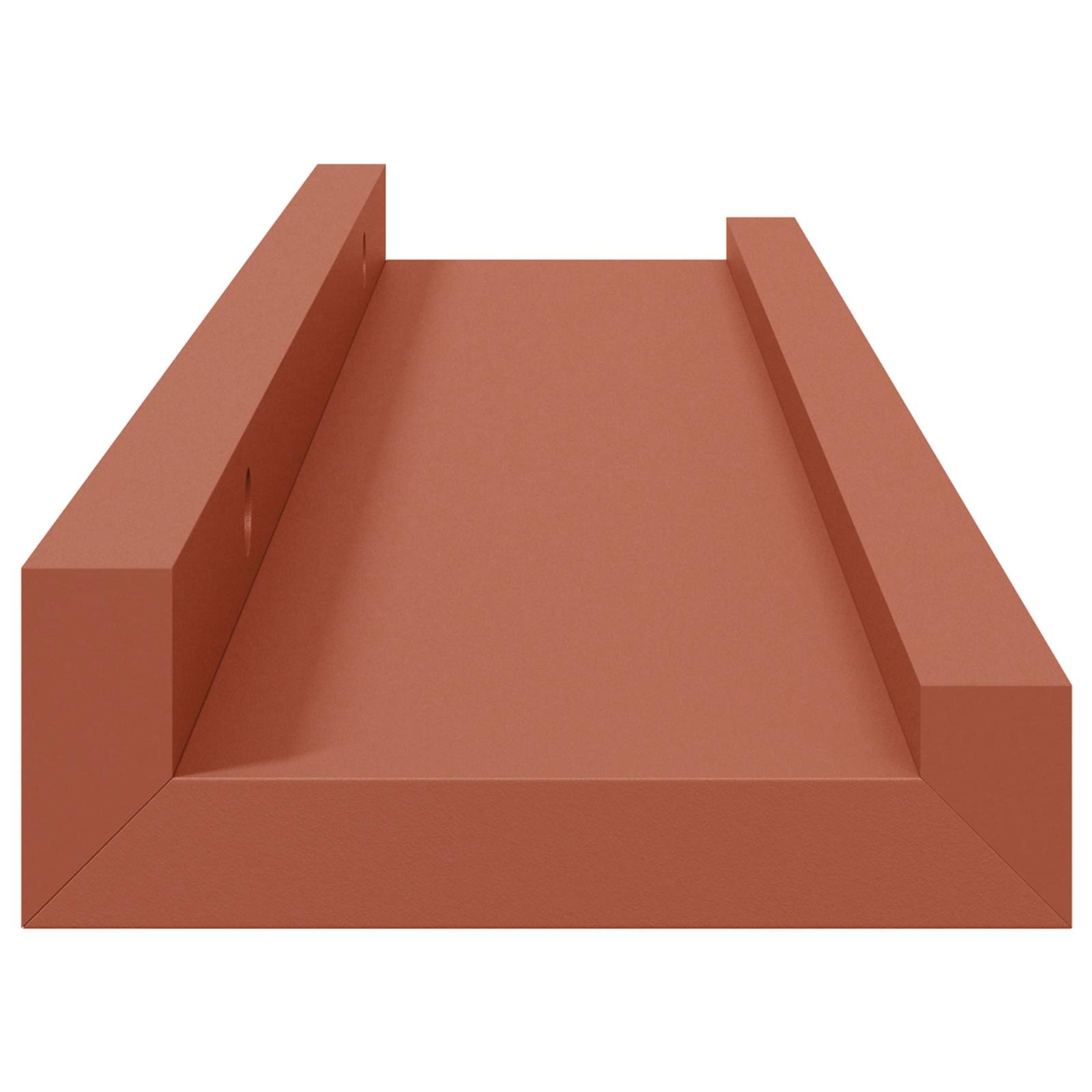 Polica na zidu 2 pcs Crvena 40 x 9 x 3 cm Konstruirano drvo
