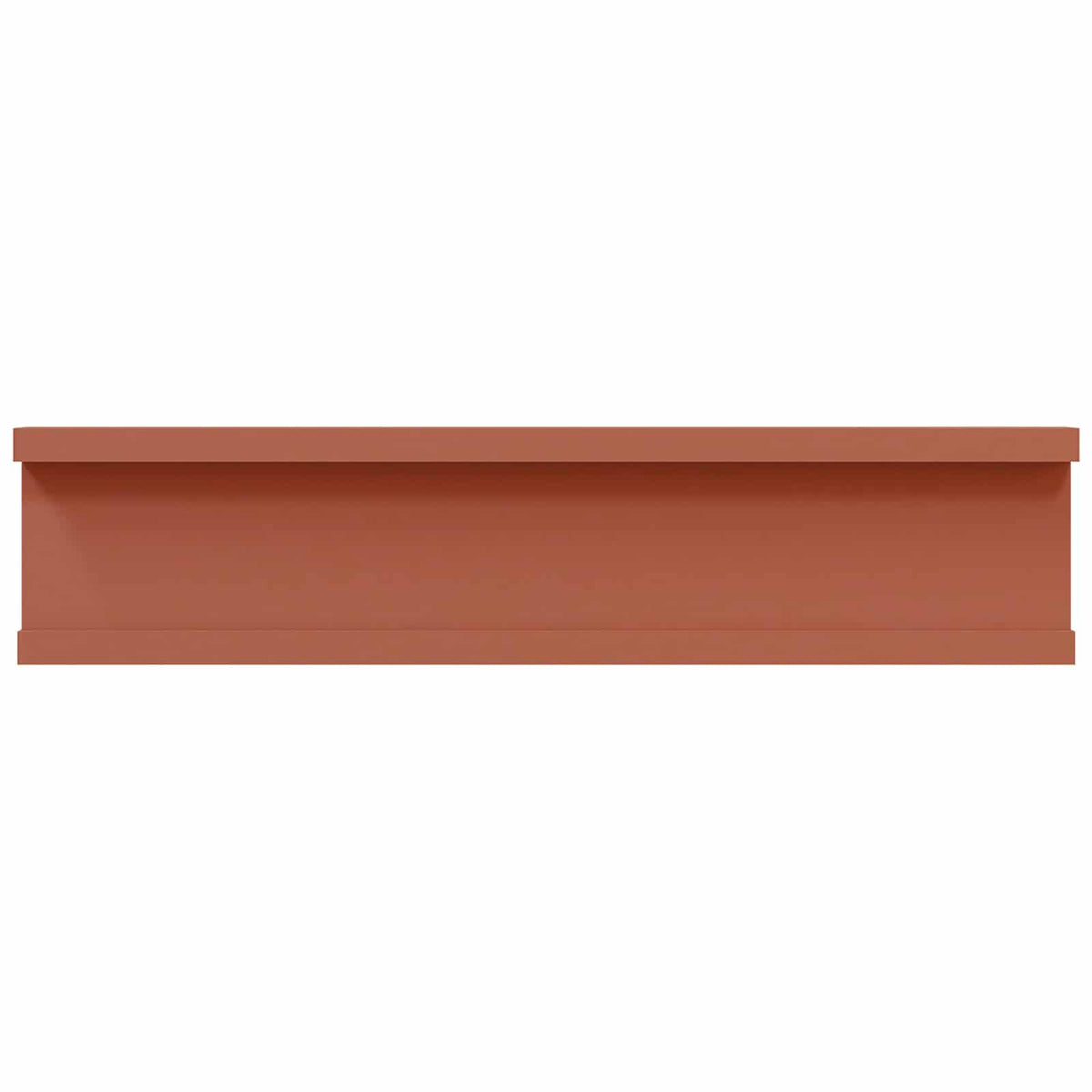 Polica na zidu 2 pcs Crvena 40 x 9 x 3 cm Konstruirano drvo