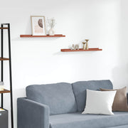 Polica na zidu 2 pcs Crvena 60 x 9 x 3 cm Konstruirano drvo
