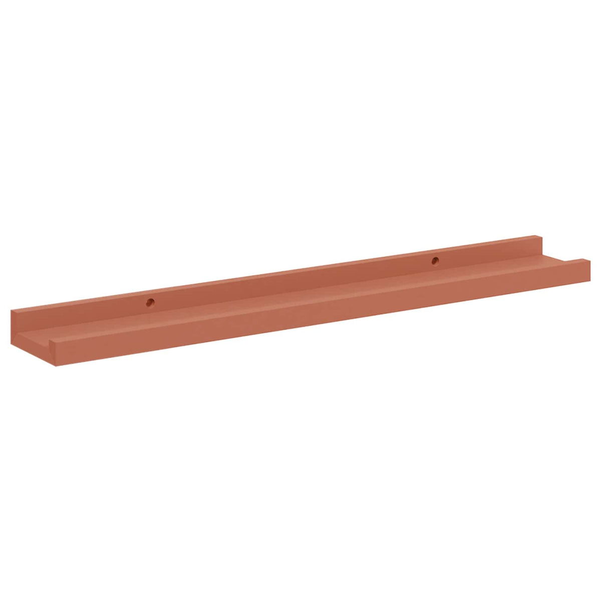 Polica na zidu 2 pcs Crvena 60 x 9 x 3 cm Konstruirano drvo