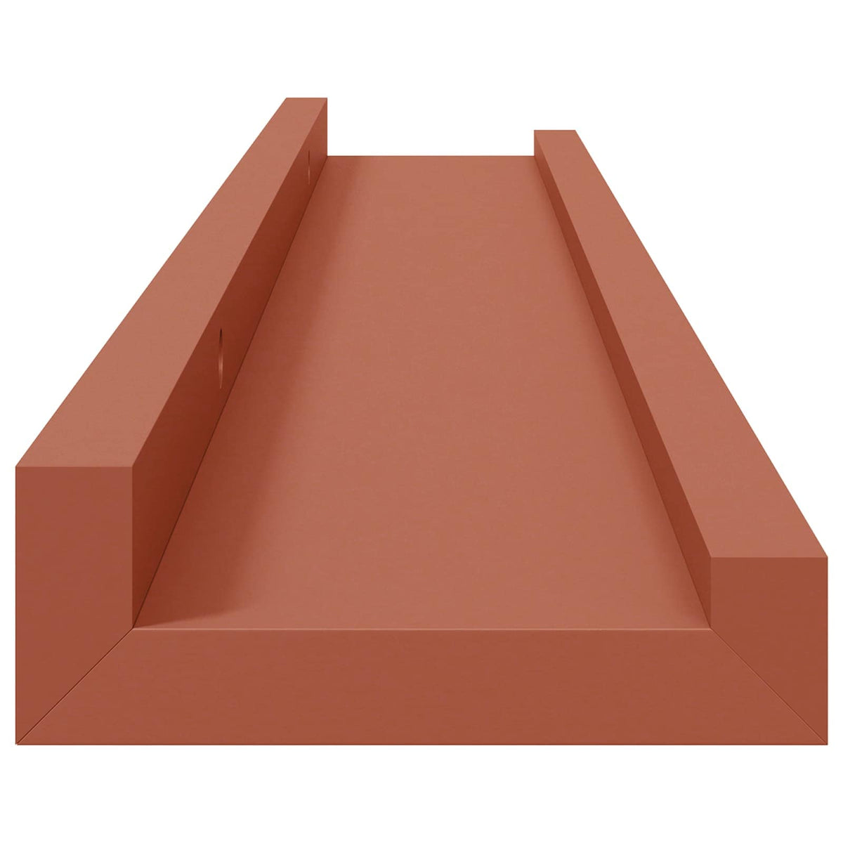 Polica na zidu 2 pcs Crvena 60 x 9 x 3 cm Konstruirano drvo