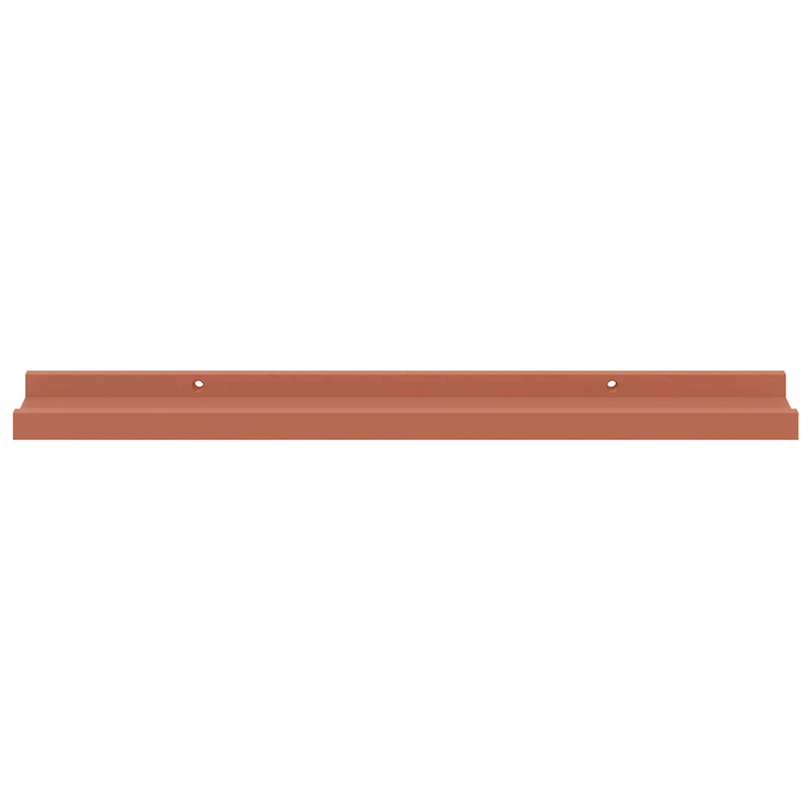 Polica na zidu 4 pcs Crvena 60 x 9 x 3 cm Konstruirano drvo