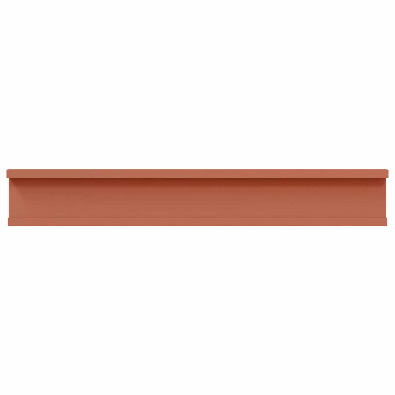 Polica na zidu 4 pcs Crvena 60 x 9 x 3 cm Konstruirano drvo