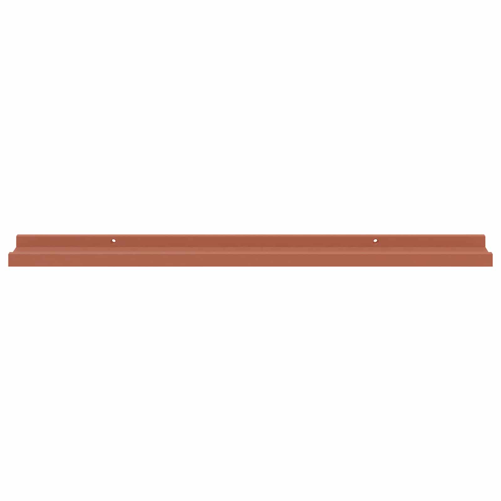 Polica na zidu 4 pcs Crvena 80 x 9 x 3 cm Konstruirano drvo