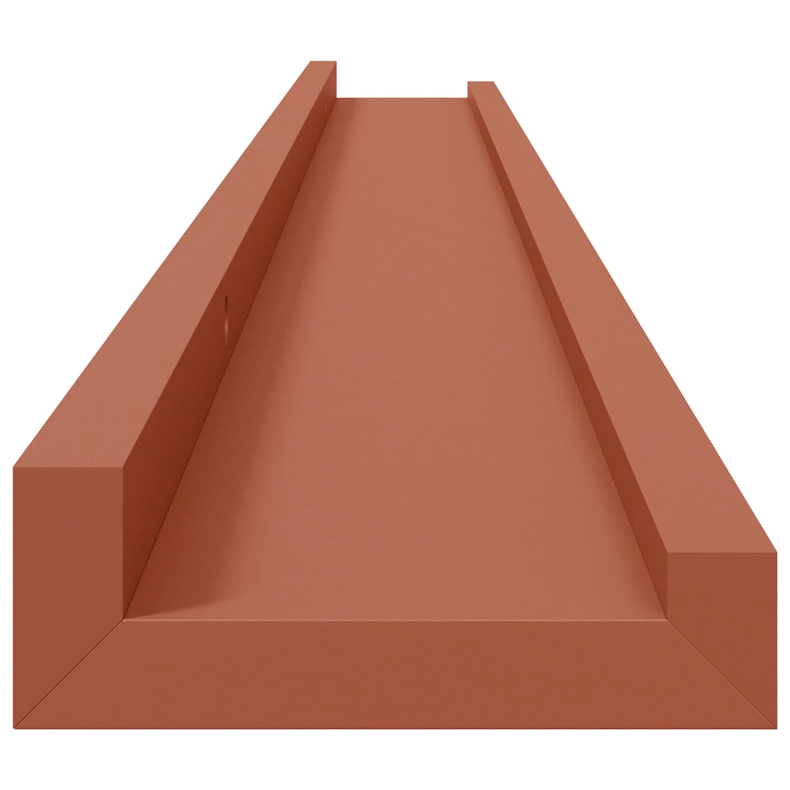 Polica na zidu 4 pcs Crvena 100 x 9 x 3 cm Konstruirano drvo