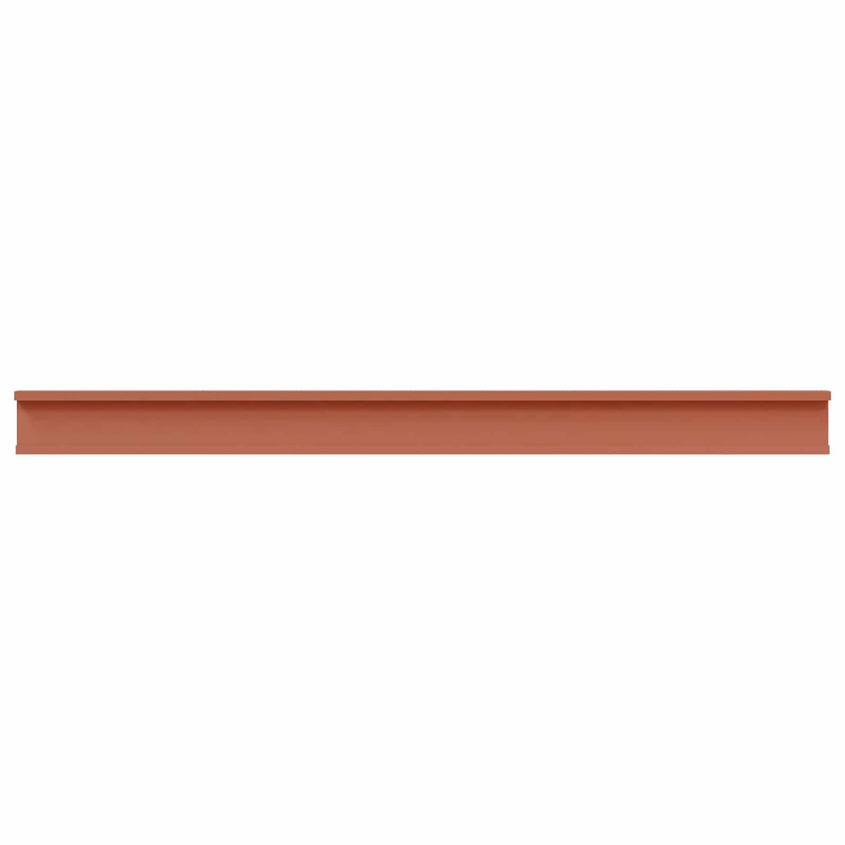 Polica na zidu 4 pcs Crvena 115 x 9 x 3 cm Konstruirano drvo