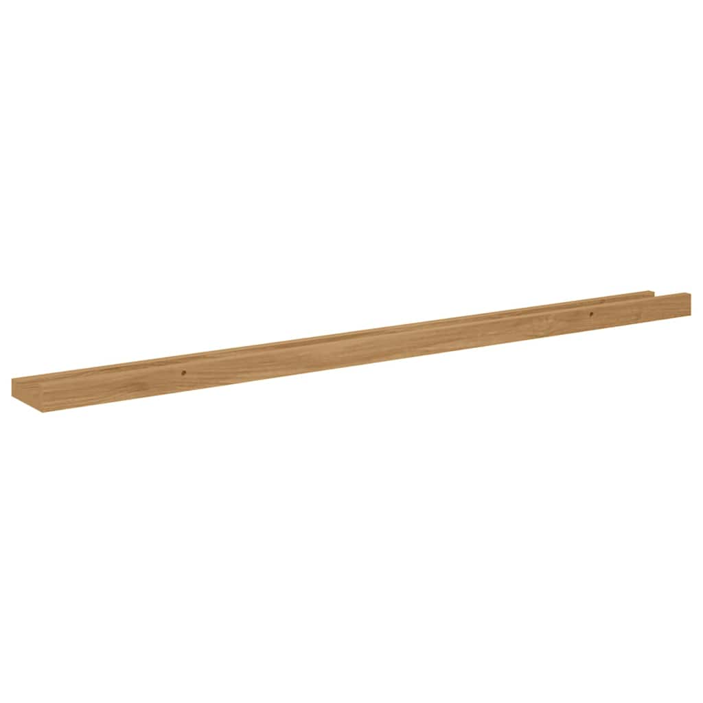 Polica na zidu 4 pcs Smeđa 100 x 9 x 3 cm Konstruirano drvo