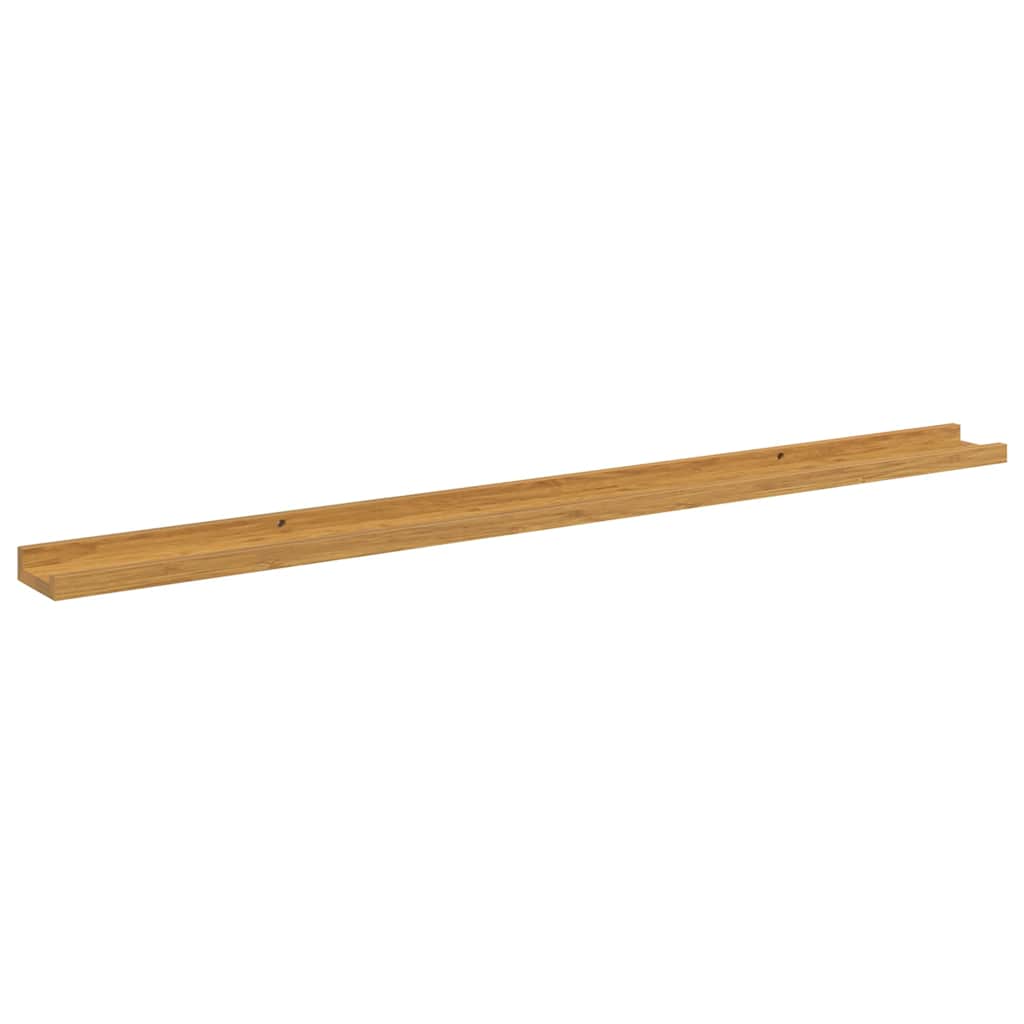 Polica na zidu Zidne 2 pcs Bež 115 x 9 x 3 cm Konstruirano drvo