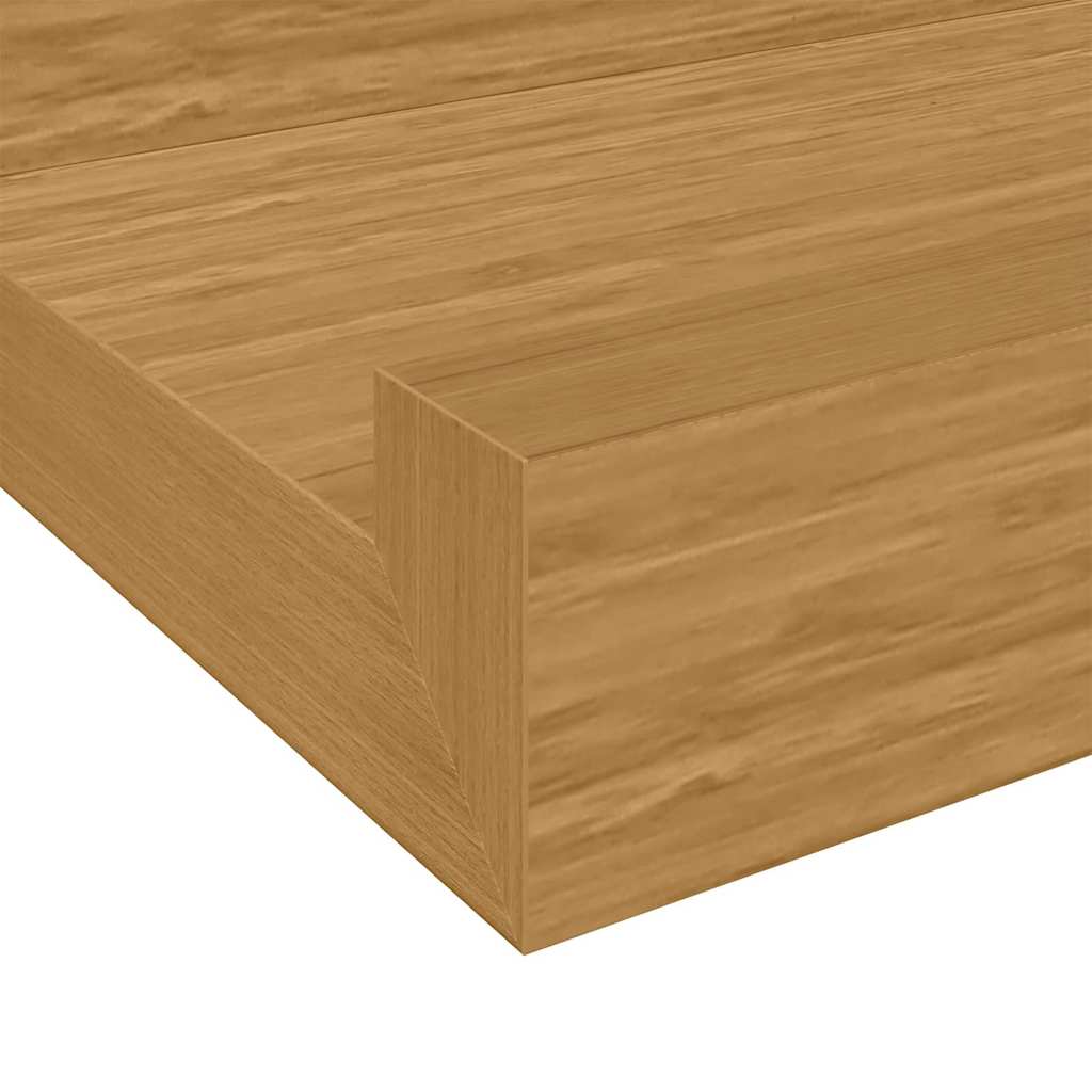 Polica na zidu Zidne 4 pcs Bež 40 x 9 x 3 cm Konstruirano drvo