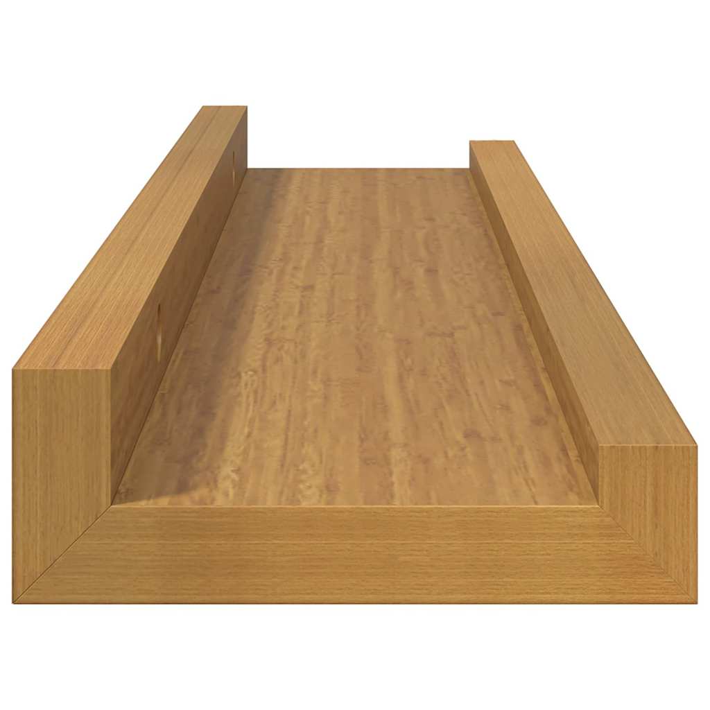 Polica na zidu Zidne 4 pcs Bež 40 x 9 x 3 cm Konstruirano drvo