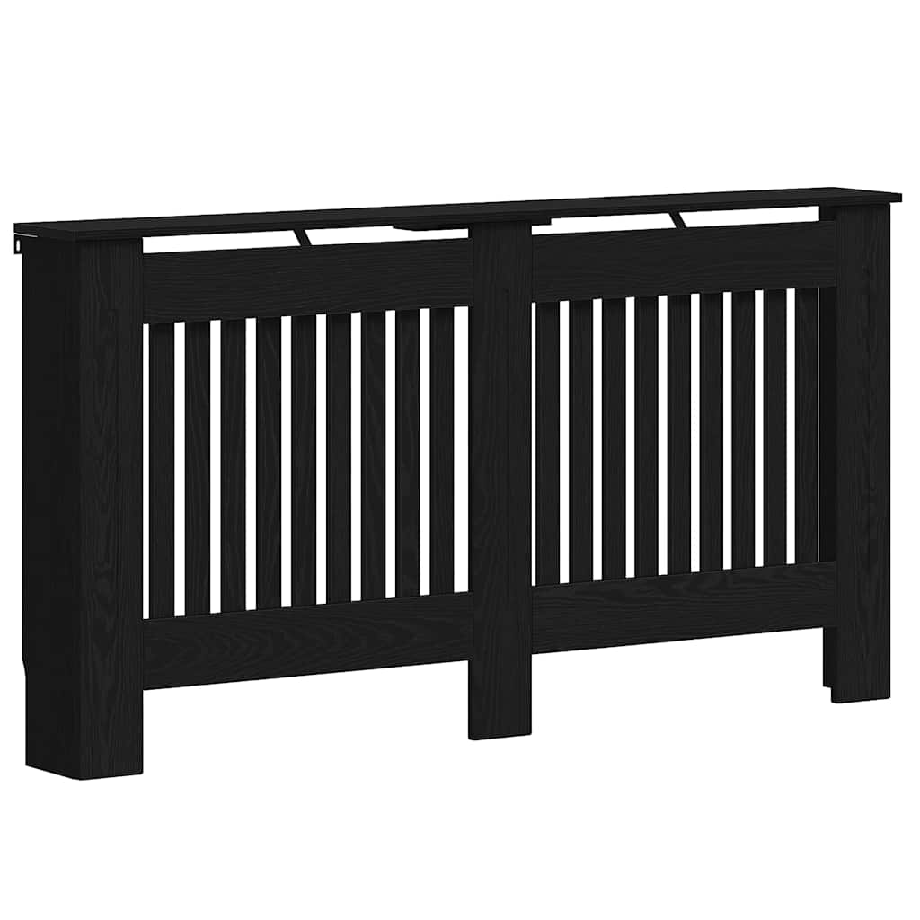 Pokrivač radijatora Crni hrast 152 x 19 x 81,5 cm