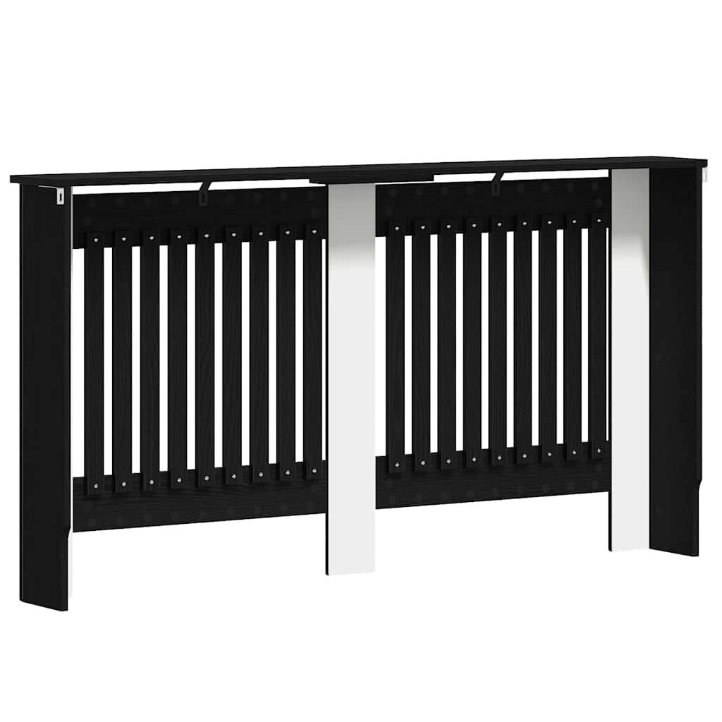 Pokrivač radijatora Crni hrast 152 x 19 x 81,5 cm
