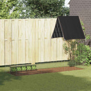 Kavez za zečeve Srebrno 300 x 100 x 210 cm Cinkani čelik