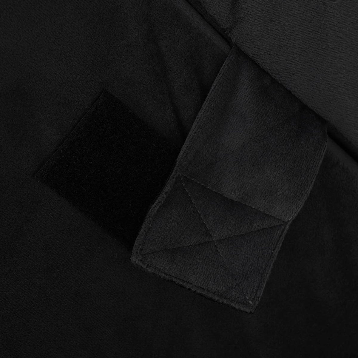 Jastučić u obliku klinasti jastučić Crna 55 x 55 x 26 cm