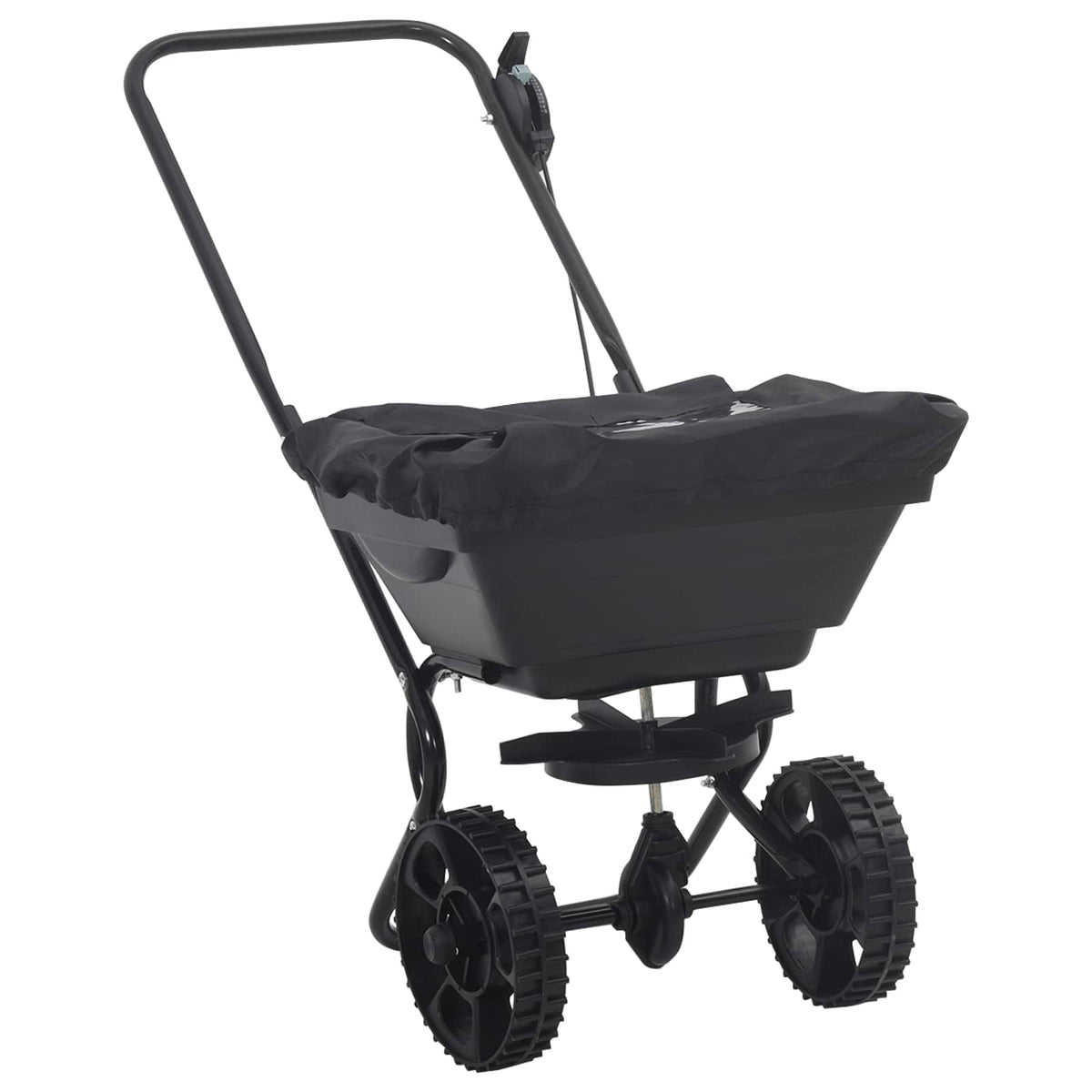 Rasipač Crna 82 x 46 x 75 cm PVC i čelik