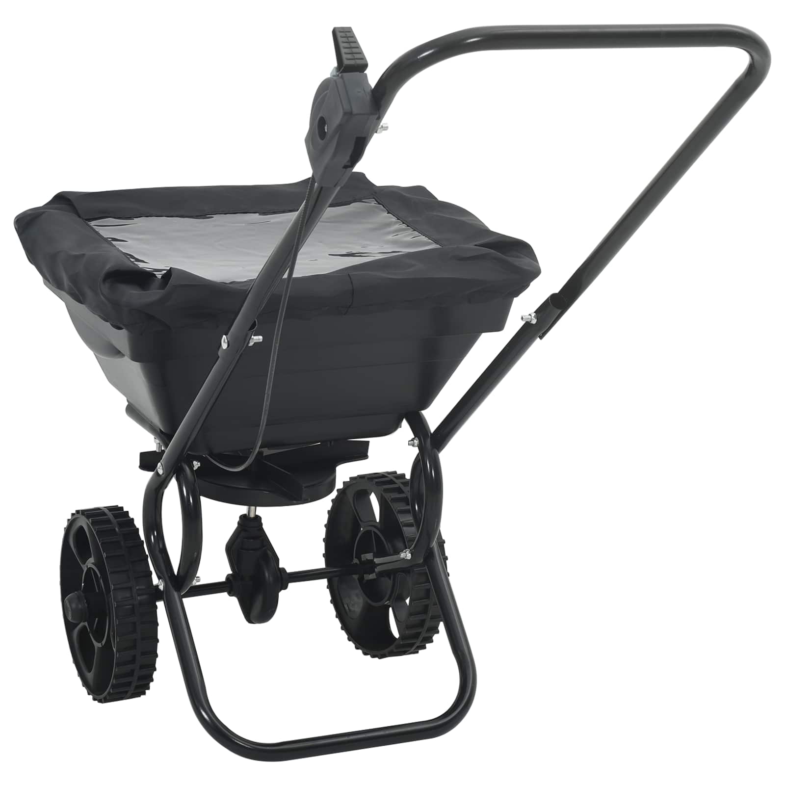Rasipač Crna 82 x 46 x 75 cm PVC i čelik