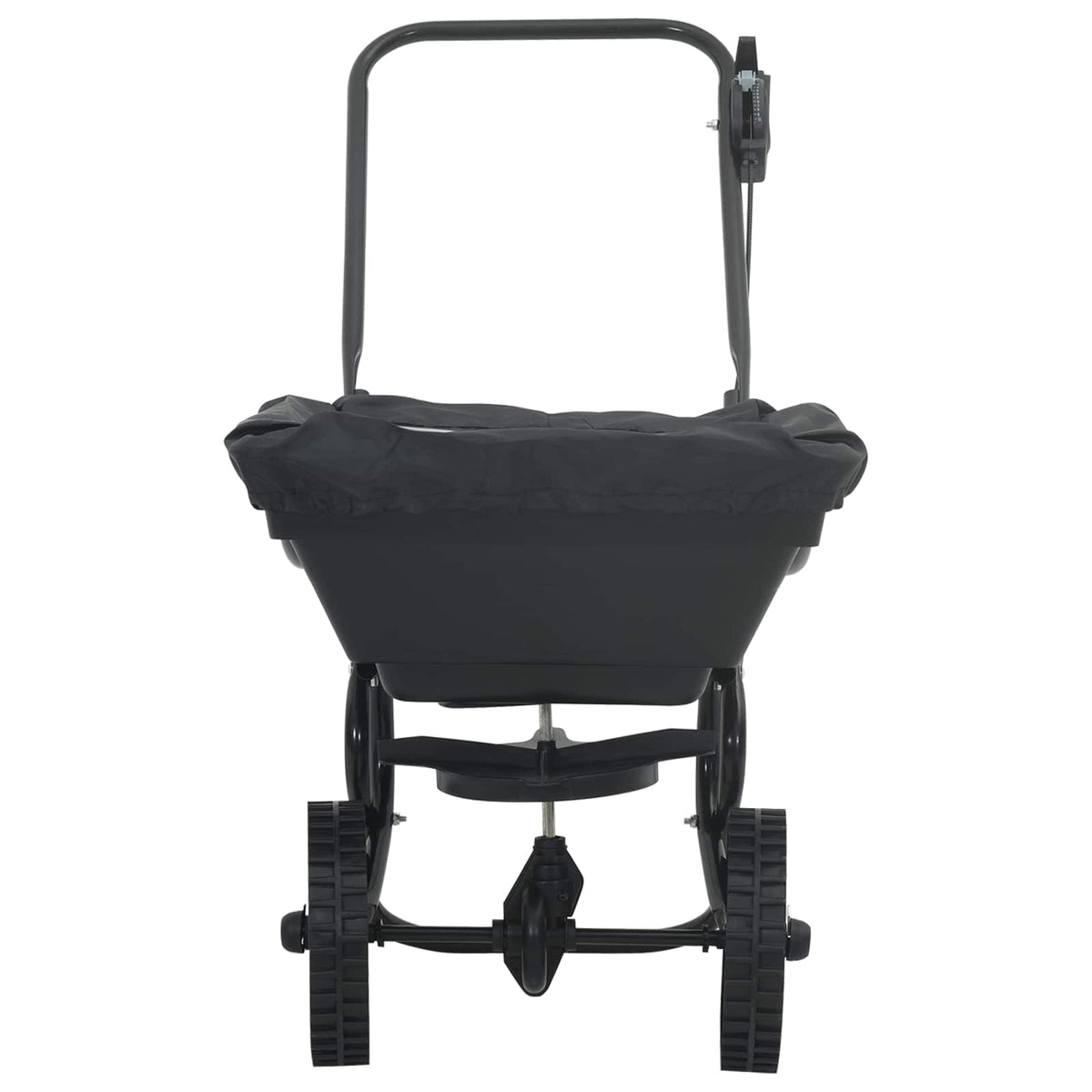 Rasipač Crna 82 x 46 x 75 cm PVC i čelik