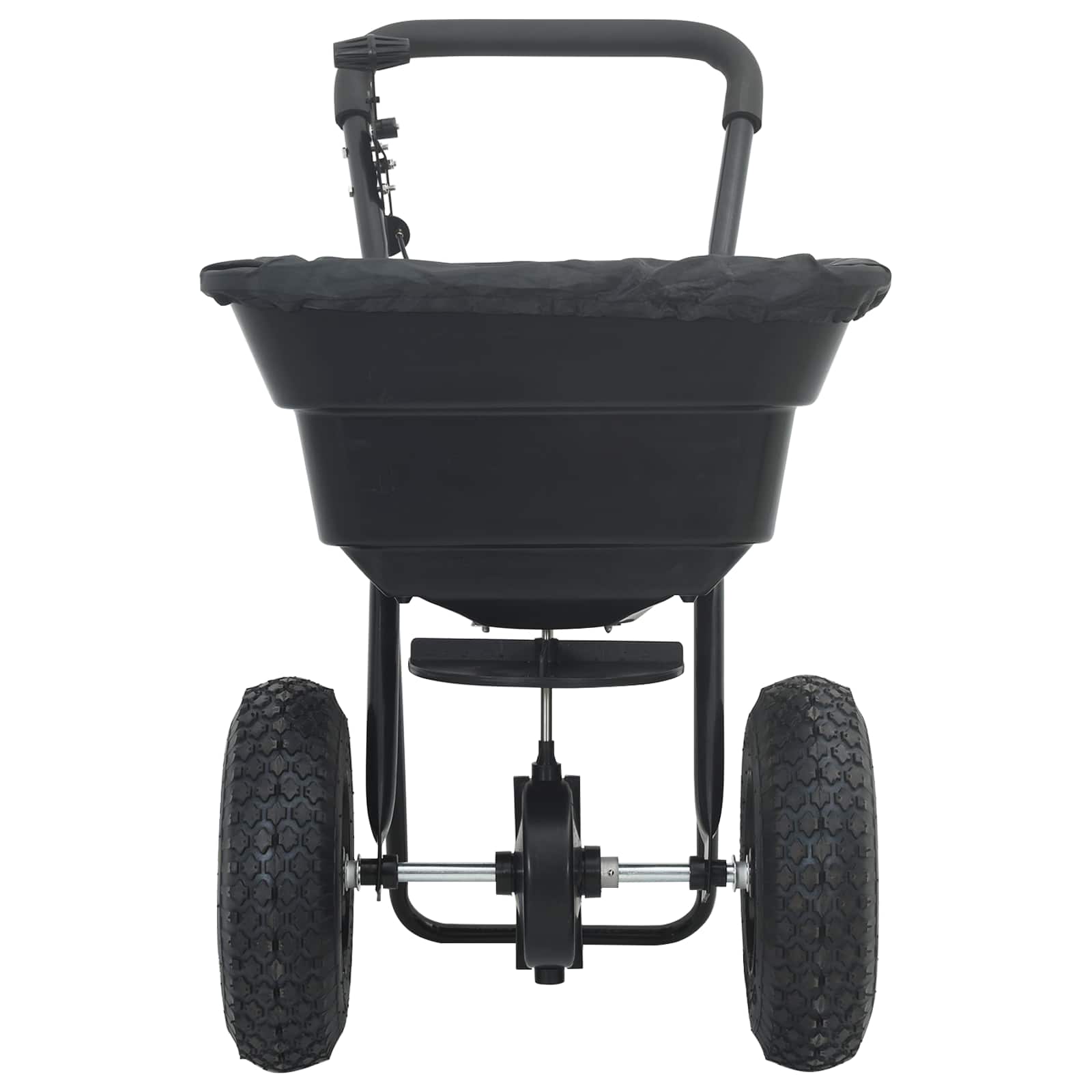 Rasipač Crna 53 x 81,5 x 78 cm PVC i čelik