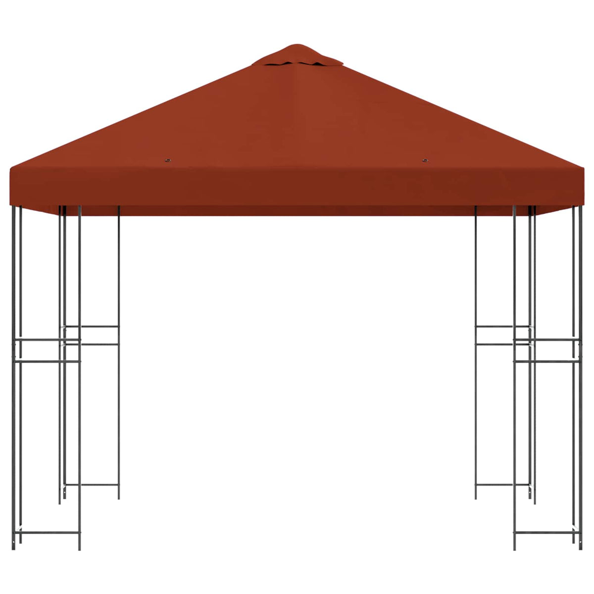 Gazebo 3 x 3 m Terakota Poliester i čelik 190 gsm