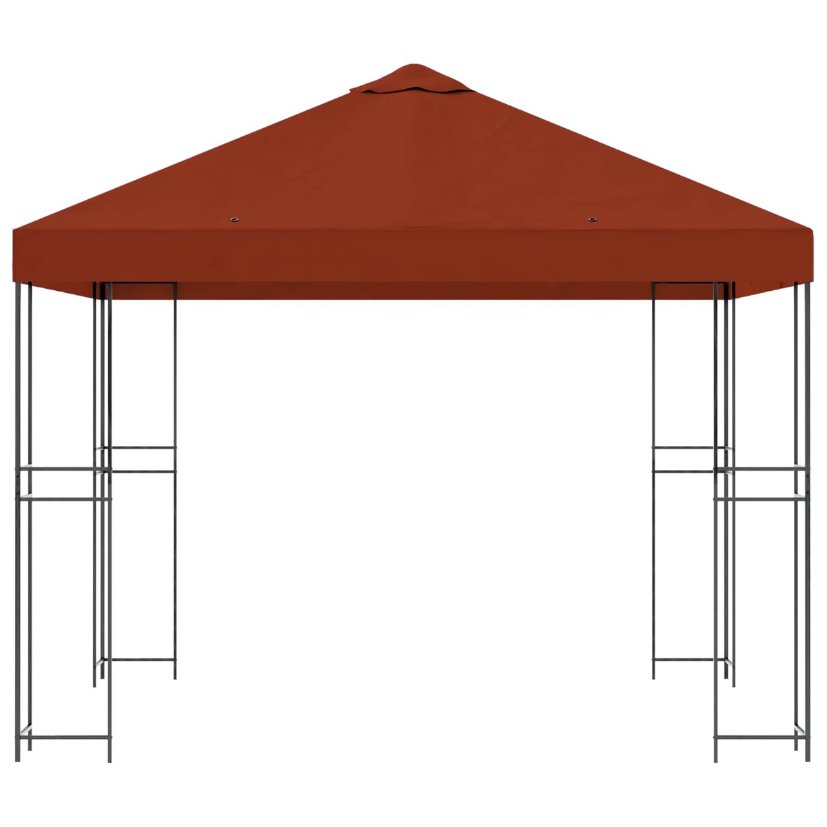 Gazebo 3 x 3 m Terakota Poliester i čelik 190 gsm