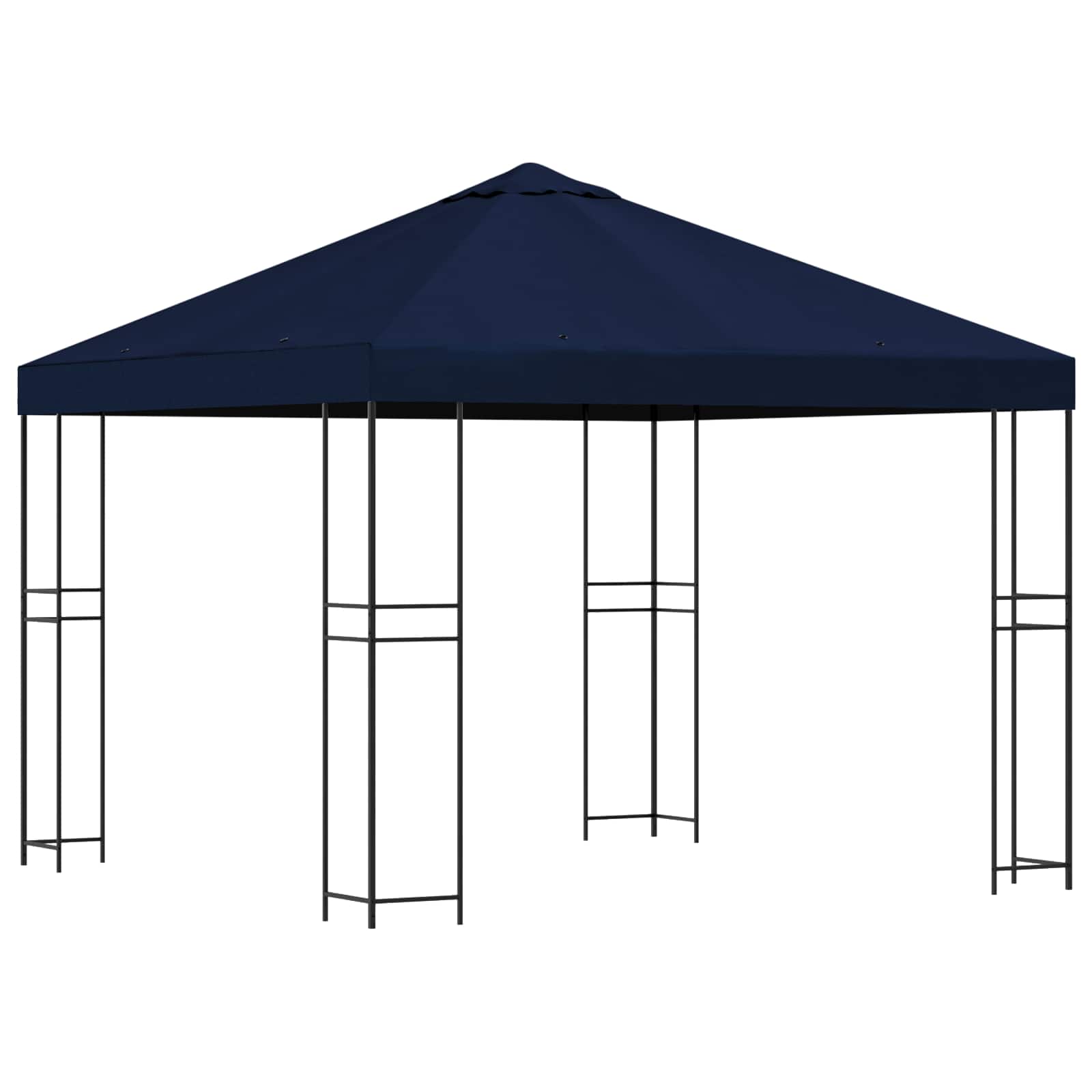 Gazebo 3 x 3 m Plava Poliester i čelik 190 gsm