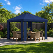Gazebo 3 x 3 m Plava Poliester i čelik 190 gsm