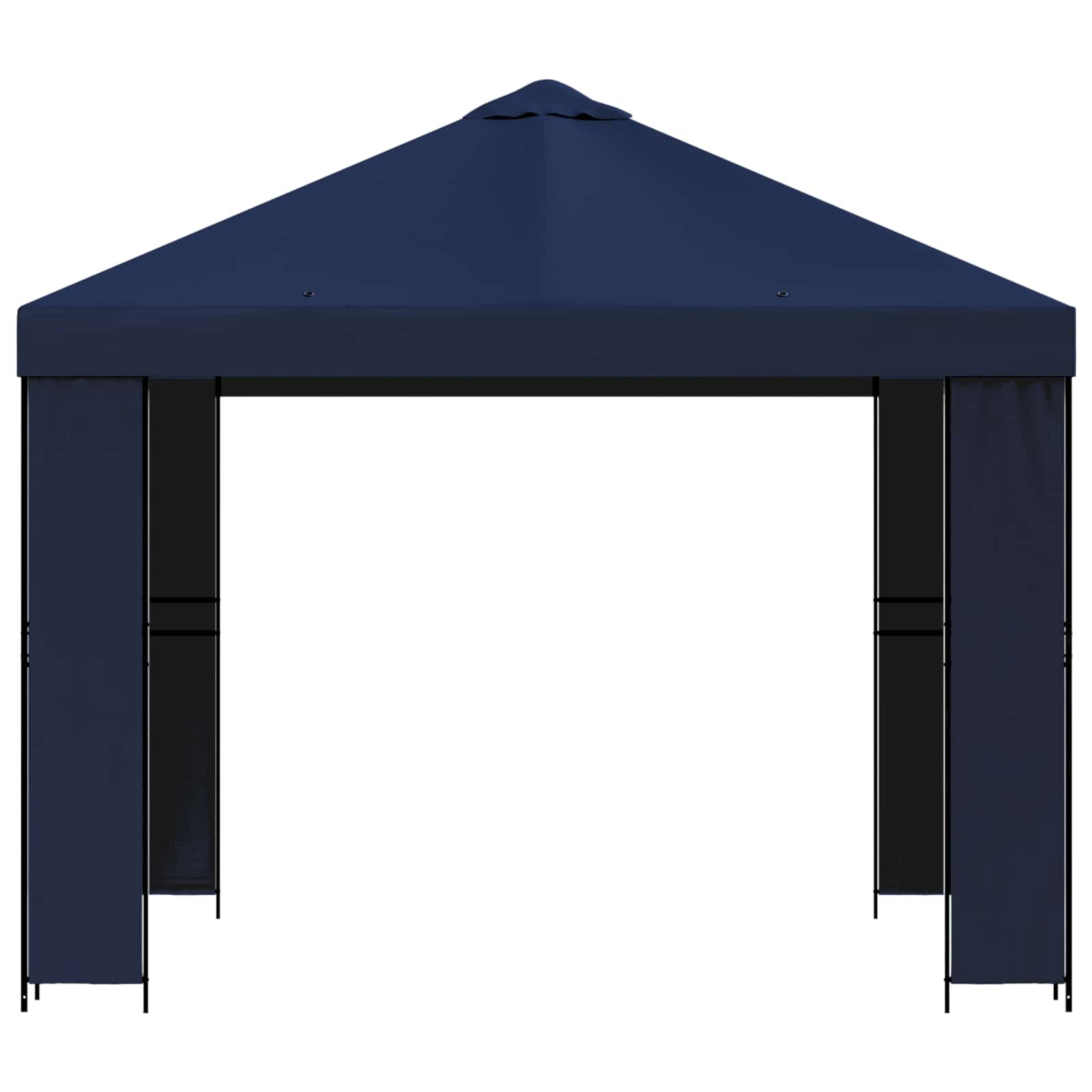 Gazebo 3 x 3 m Plava Poliester i čelik 190 gsm
