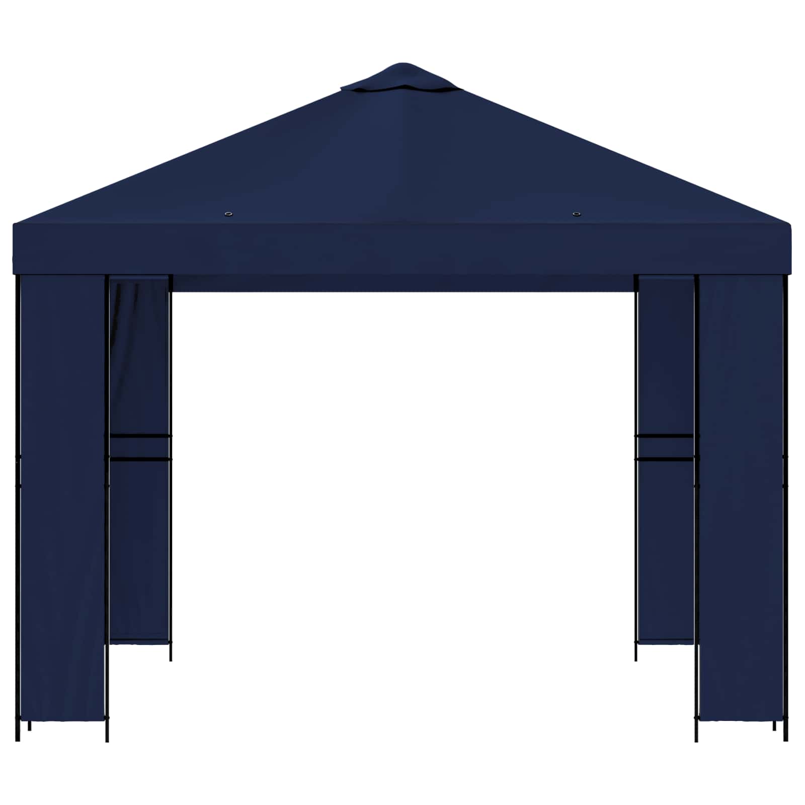 Gazebo 3 x 3 m Plava Poliester i čelik 190 gsm