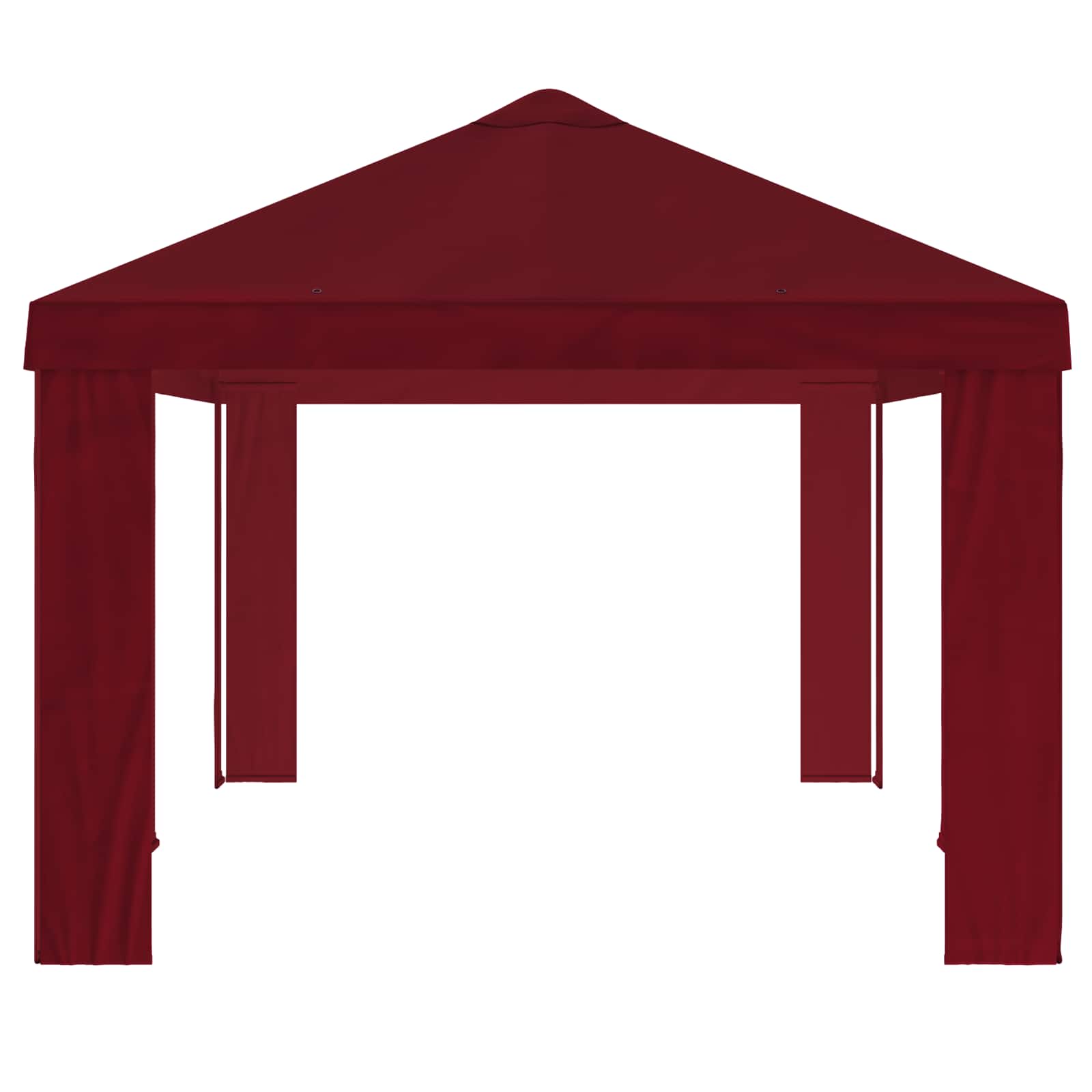 Gazebo Pokrivač 6 x 3 m Tamno crvena Poliester 190 gsm