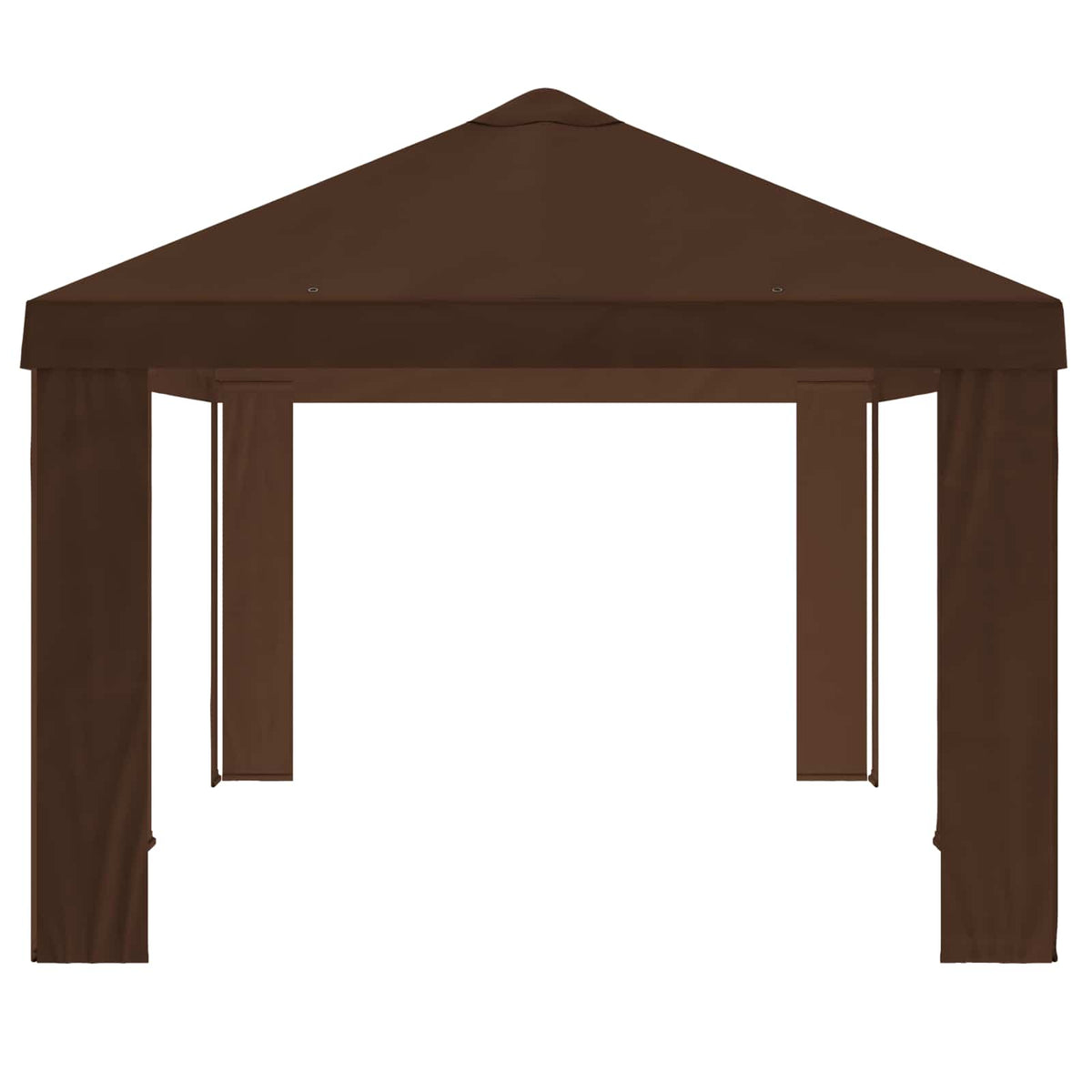 Gazebo Pokrivač 6 x 3 m Smeđa Poliester 190 gsm