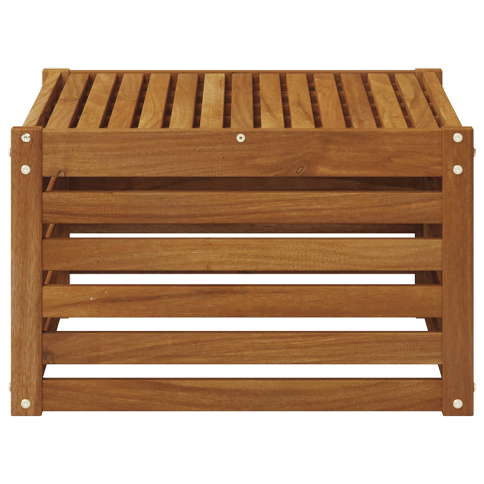 Vanjski stol Čvrsto drvo akacije Prirodna 59 x 59 x 37 cm