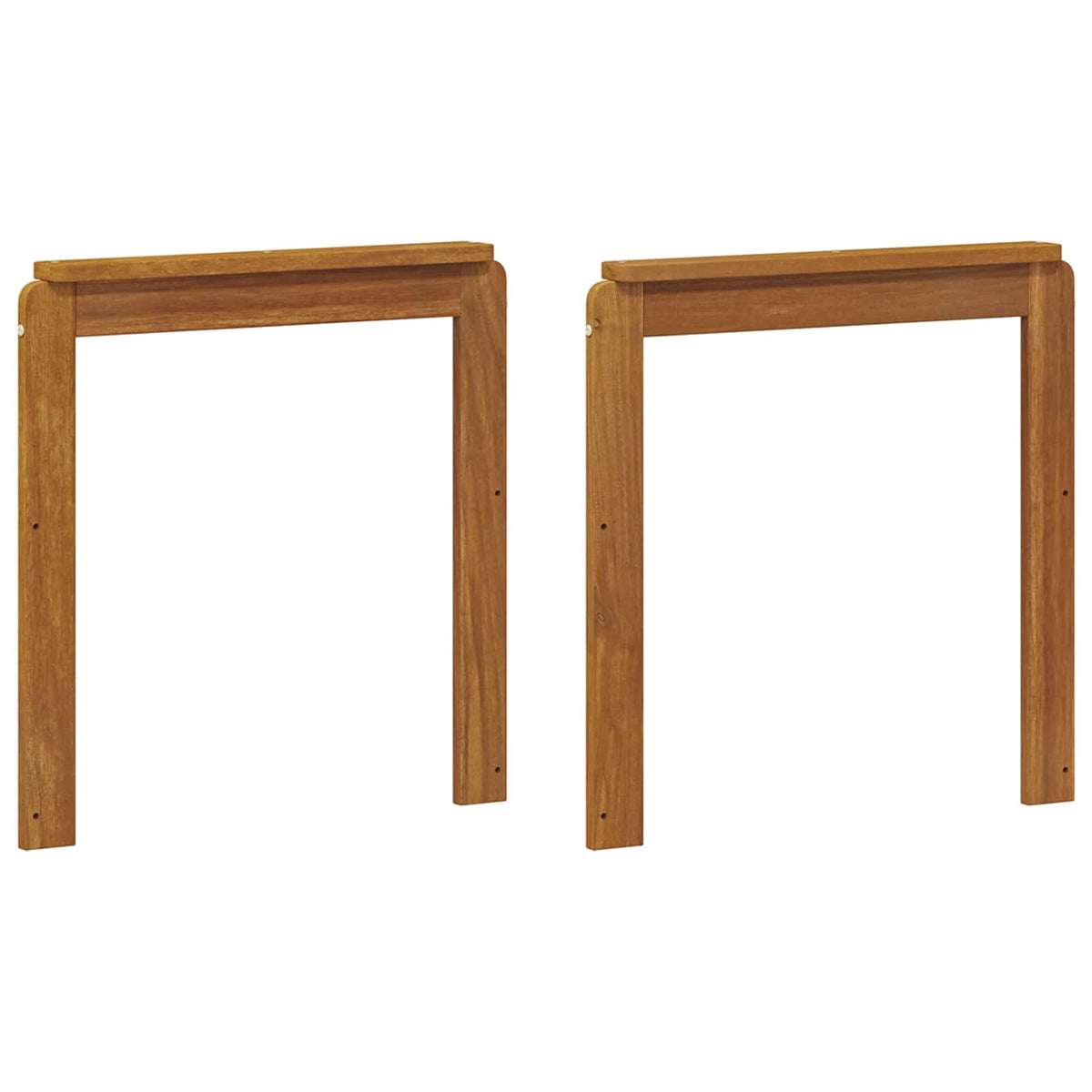 Naslonjači 2 pcs Smeđa 59 x 6 x 61 cm Konstruirano drvo